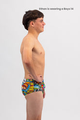 Boys Swim Trunk - Chlorine Resistant Swimwear - Wham Baam Sam